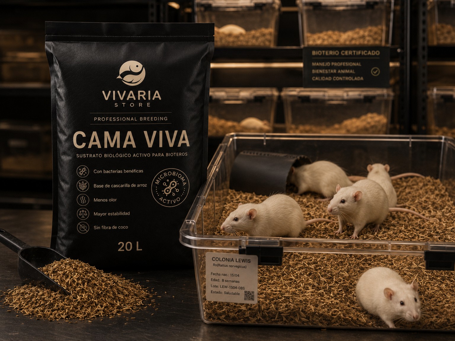 Rodent Feed Vivaria® Lact